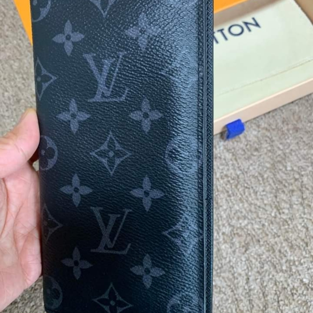 LV Long Graphite Unisex Wallet